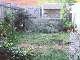 low maintenance gravel garden guildford before